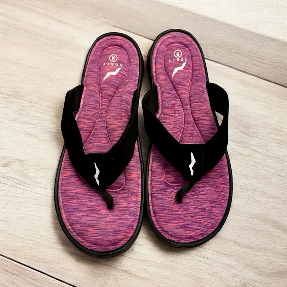 NORTY Women's Memory Foam Sandals Comfort Shoes NWOT - Picture 1 of 5